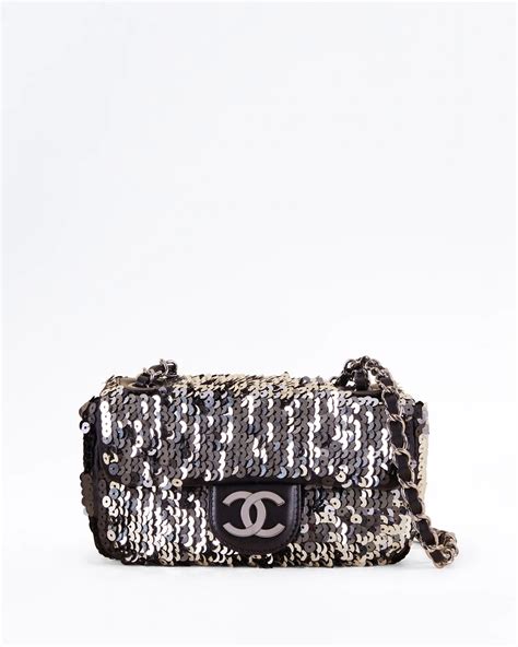 chanel sequin mini flap bag|chanel clutch bag.